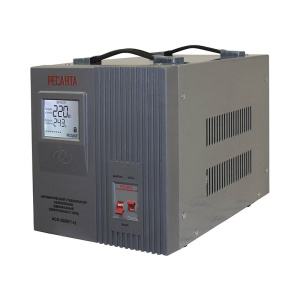 Стабилизатор АСН- 5000 ВА /1-Ц, 140-260В/220В, электронный, 13,0 кг /РЕСАНТА/ (1)