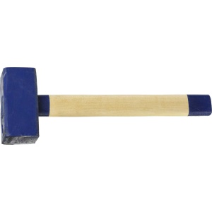 Кувалда кованая с деревянной ручкой 3 кг. /СИБИН/ (20133-3) (1)
