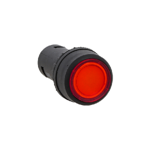 Кнопка SW2C-10D красная с подсв. 220В N0 /EKF PROxima/ (10)