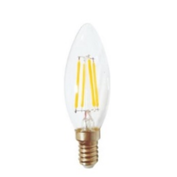 Лампа LED филамент 7Вт свеча В35 E14 4000K 220-240В 560Лм /ARTSUN/