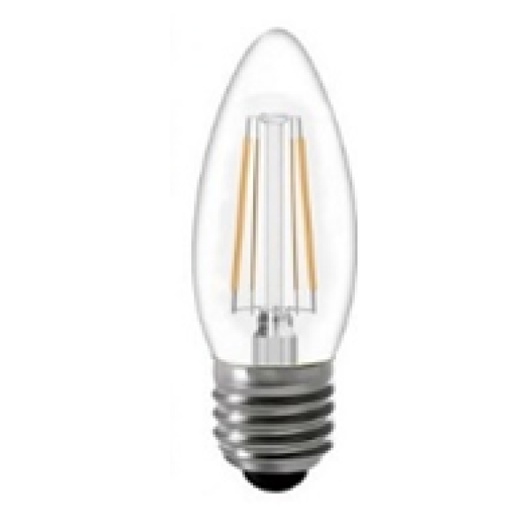 Лампа LED филамент 7Вт свеча В35 E27 4000K 220-240В 560Лм /ARTSUN/