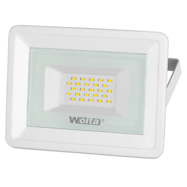 Прожектор LED  20Вт 5700К 1800Лм 180-240В 150х145х27мм IP65 БЕЛЫЙ (WFL-20W/06W) /WOLTA/ (20)