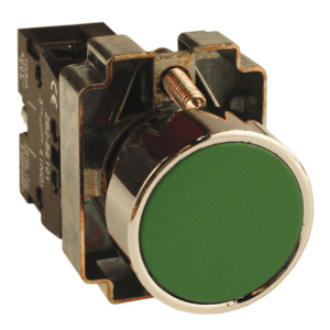 Кнопка BA31 (зеленая) 220В IP40 NO /EKF PROxima/ (20)