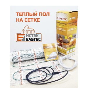 Комплект теплого пола на сетке ECM-1,0 160Вт, площадь уст. 1,0м², длина кабеля 10м, t-75°C /EASTEC/