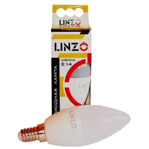 Лампа LED свеча 10Вт E14 4000K 150-265В 850Лм B35 /LINZO/(10/100)