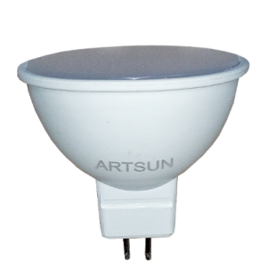 Лампа LED  JCDR-MR16  6Вт GU5.3 4000K  150-265В 510Лм /ARTSUN/ (10/100)
