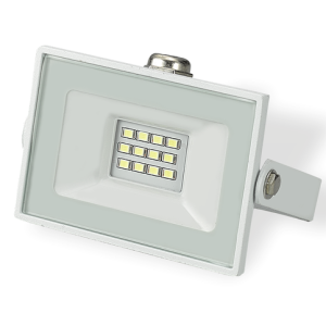 Прожектор LED-SMD-slim  10Вт 6500К  800Лм  220-240В  88х65х17мм IP65 БЕЛЫЙ /AKTIV/ (60)
