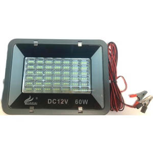 Прожектор авто переносной LED-SMD 60Вт 6500К  4800Лм 12В (крокодилы) IP65