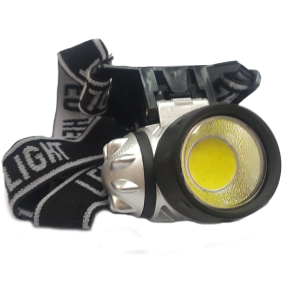 Фонарь налобный LED 6реж., 2,0А/ч, 5Вт, питание 3хААА (YM-3017) /EVOSTAR/ (10)