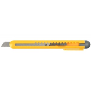 Нож  9 мм  выдвижное лезвие, пластиковый корпус /STAYER "Standart"/ (0901) (20)