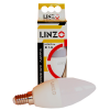 Лампа LED свеча  8Вт E14 4000K 150-265В 680Лм B35 /LINZO/ (10/100)