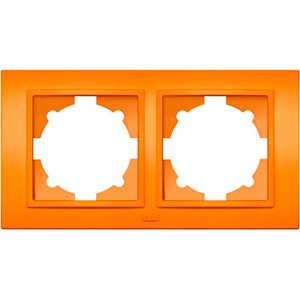 Рамка 2-ая  оранжевая "ZENA" (12)