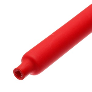 Термоусаживаемая трубка с клеевым подслоем  красная ТТК-(3:1)- 9/3 длина 1,00 м /КВТ/