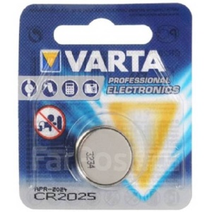 Батарейка CR 2025, 3В, литиевая /VARTA/ (10)
