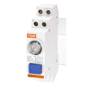 Выключатель кнопочный с фиксацией и индикацией LED ВКИ-47 (зелёный) /TDM/