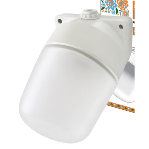 Светильник для бани/сауны НПБ-400  60Вт, стекло, белый матовый, IP54, t до 100°C, наклонный /TDM/ (16)