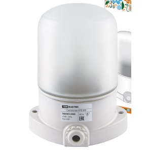 Светильник для бани/сауны НПБ-400  60Вт, стекло, белый матовый, IP54, t до 100°C /TDM/ (16)