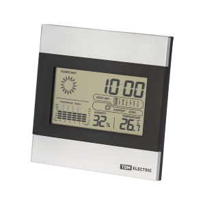 Метеостанция "Климат 2" гориз., термометр, гигрометр, будильник /TDM/