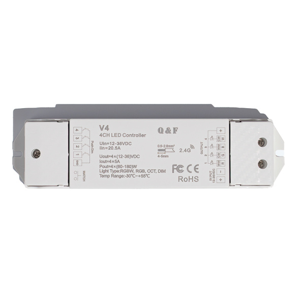 Контроллер RGBW/RGB/ССТ 4х5A Q4 (V4)  /Q&F/