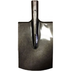 Лопата штыковая прямоугольная рельсовая сталь, без черенка /Sunside/ (12)